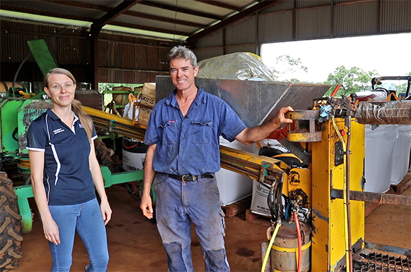 Grower video case study. Spray gun bunch spray system.